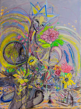 "Persephone Leaves The Underworld" by Elisa Rossi,  Oil on Canvas