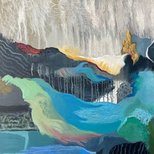"﻿River of Dreams" by Shalla Javid, Mixed Media on Canvas