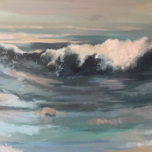 "Sometimes in the Wave of Change we Find out True Direction" by Shalla Javid, Acrylic on Canvas