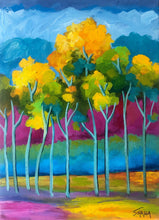 "﻿Spring Melody" by Shalla Javid, Acrylic on Canvas