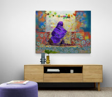 "Persian Creation" by Shohreh Abdolrahimi, Acrylic on Canvas