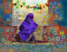 "Persian Creation" by Shohreh Abdolrahimi, Acrylic on Canvas
