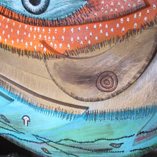 “The Eye of Horus 2” Sylvia Schorn, Acrylic on Wood