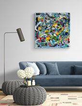 "Corners of My Mind" by  Eugeneia (Gina) Owens-Simmons, Acrylic on Canvas