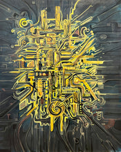 "Brass Crescendo" by Loris Solic, Acrylic on Canvas