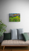 "Dancing Sunflowers" by Steven W. Bielak, Mixed Media on Canvas