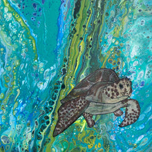 "Under the Sea” by Stephanie Miner, Acrylic on Canvas