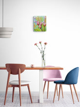 "Ocean Of Flowers" by Steven W. Bielak , Mixed Media on Canvas