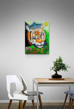 "Tiger Lily" by Steven W. Bielak , Mixed Media on Canvas
