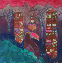 "Toucan" by Jackie Strey, Acrylic on Canvas
