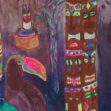 "Toucan" by Jackie Strey, Acrylic on Canvas