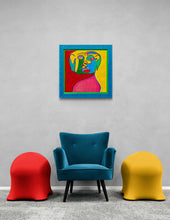 "Abstract Face 2" by Blake Summy, Acrylic on Canvas