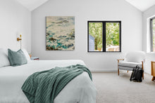 “Marine Layer” by Suzie Soyon Koh, Mixed Media on Six Panels