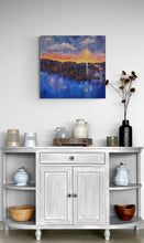 "Puesta Del Sol" by Terry Romero Paul, Oil on Canvas