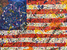 "Betsy Ross" by Terri Louise Durham, Mixed Media on Canvas