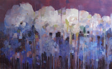 "Purple Flower Haze" by Terry Romero Paul, Oil on Canvas