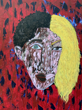 "Humanity" By Ruby Bell, Mixed Media on Canvas