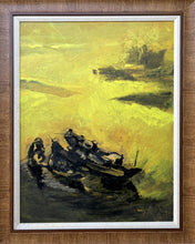 "Pier" by Luong Van Ty, Oil on Canvas