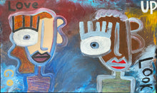 "Go Love, Look Up" by Shaina Lavine, Mixed Media on Canvas