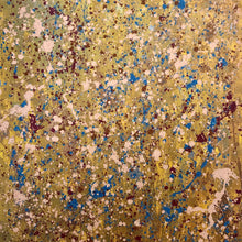 "Mustard Flowers" by Shaina Lavine, Mixed Media on Canvas