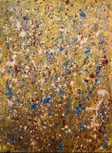 "Mustard Flowers" by Shaina Lavine, Mixed Media on Canvas