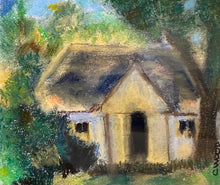 "Little White House" by Christine Wood, Pastels on Hard Fine Paper