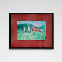 "Grandma's Farm" by Christine Wood, Pastels on Hard Fine Paper