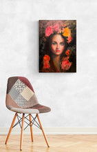 "Autumn Girl" by Hadi Helali, Oils on Canvas