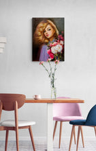 "Azari Girl" by Hadi Helali, Oils on Canvas