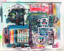"Di{verse}" by Inge Zelewitz, Acrylic on Board