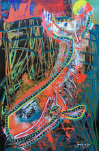 "Whale Watcher" by Inge Zelewitz, Acrylic on Canvas